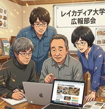 レイカディア大学 第47期陶芸学科広報部会 活動風景2 レイカディア大学 第47期陶芸学科 広報部会 活動風景2